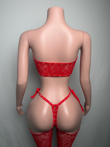 Red Cheetah Print 2-Piece Set