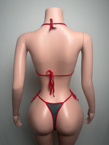 Mexican Flag 2-Piece Set (Red/Green)