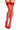 Red Lace Top Fishnet Thigh Hi