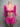 Hot Pink Tie Top 2-Piece Skirt