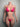 ? Hot Pink Rhinestone Mesh 2-Piece Set